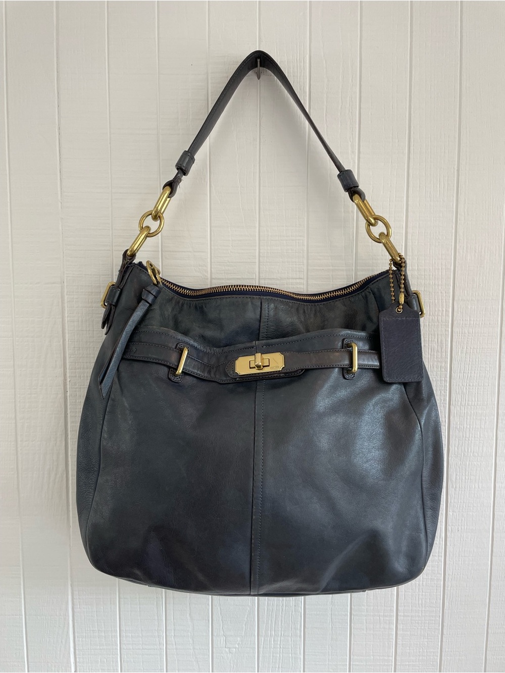 COACH Chelsea Leather Ashlyn Hobo Bag